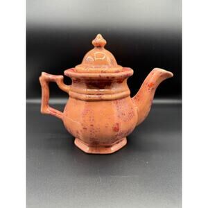 Mid Century Splatter Glaze Teapot